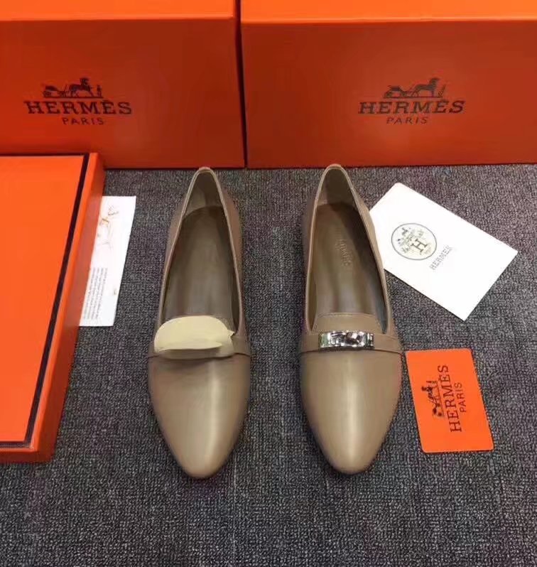 Hermes Casual Shoes HO780365 Camel