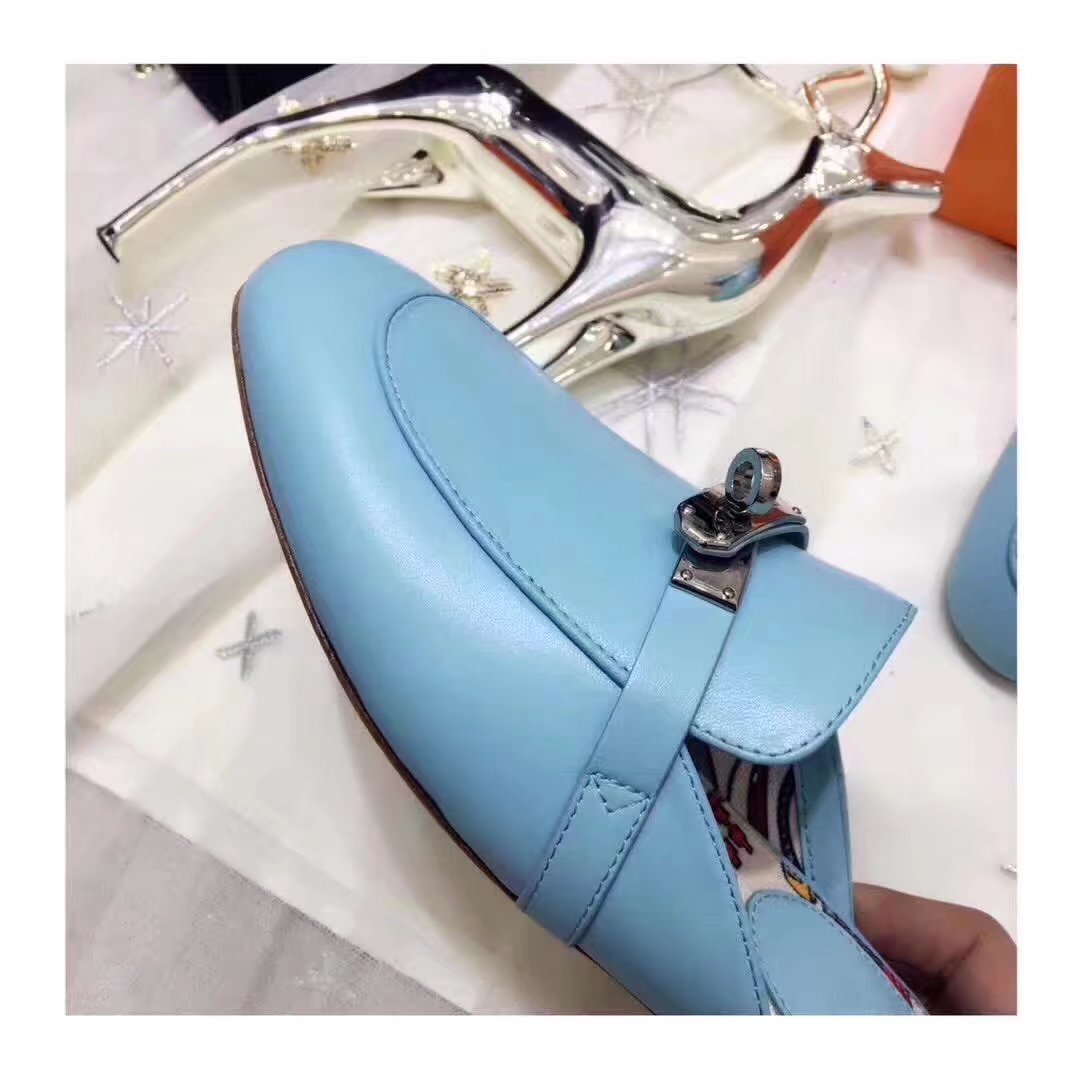 Hermes Casual Shoes HO780365 blue