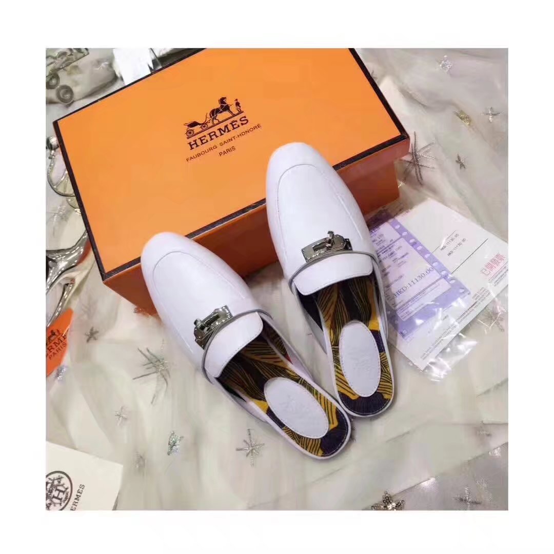 Hermes Casual Shoes HO780365 white