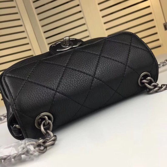 Chanel mini Leather cross-body bag 7739 black