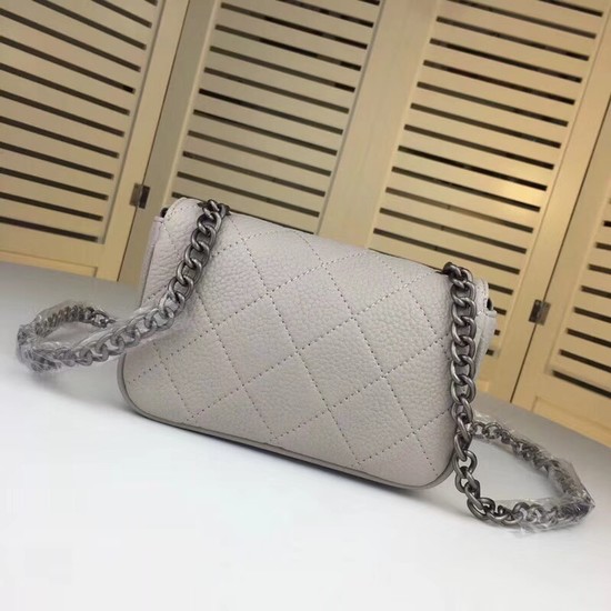 Chanel mini Leather cross-body bag 7739 grey