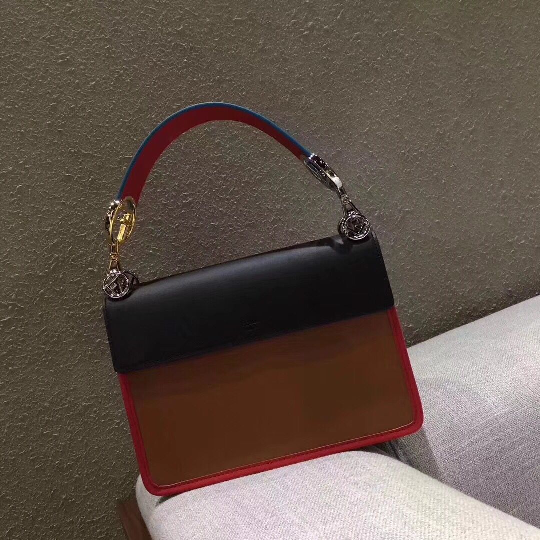 Fendi KAN I F Shoulder Bag Original Leather 77569