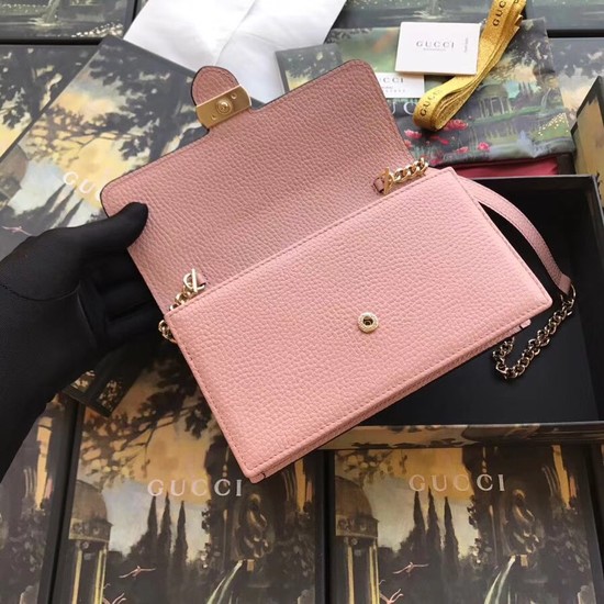 Gucci GG Marmont cross-body bag 510314 pink