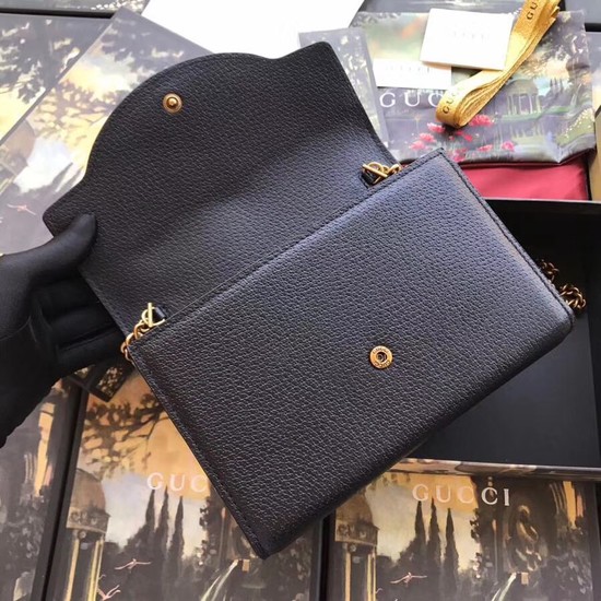 Gucci GG Marmont matelasse mini bag 499314 black