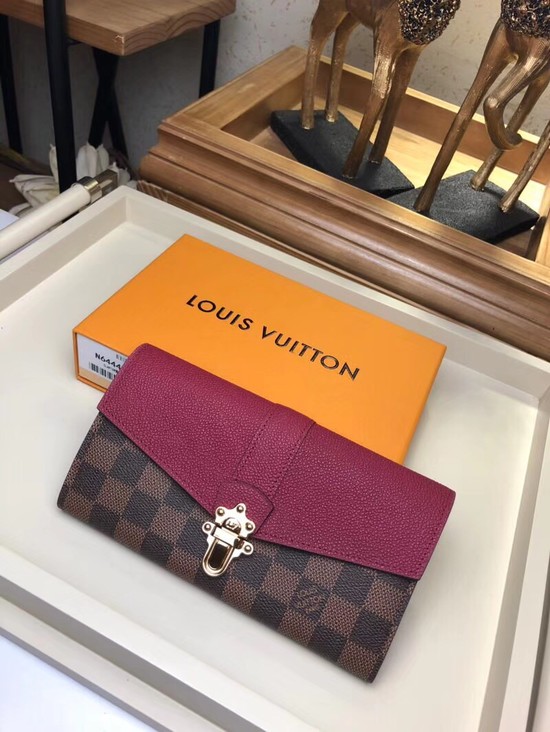 Louis Vuitton Damier Canvas CLAPTON WALLET N64448 Raisin