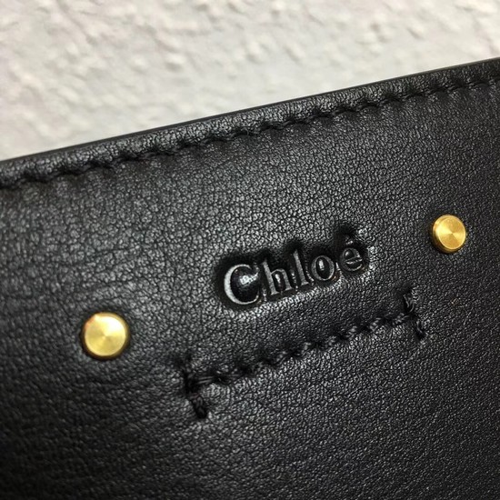 Chloe Roy Mini Smooth Leather Bucket Bag S126 black