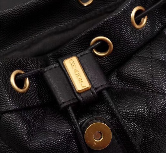 Chanel Caviar Leather Backpack 83430 black