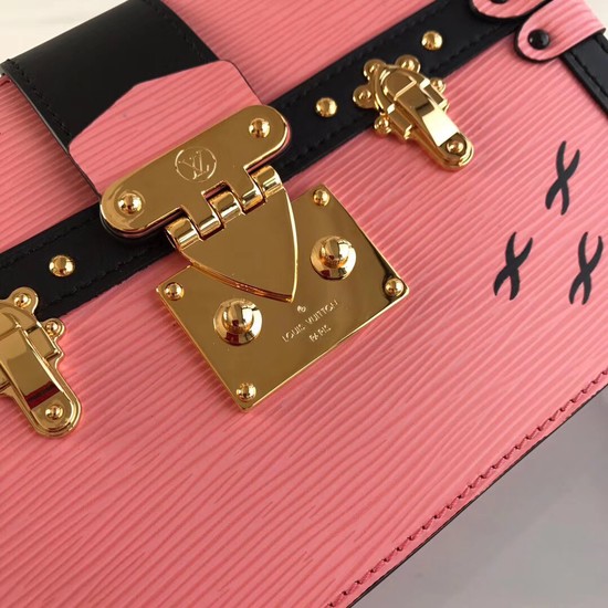 Louis Vuitton Epi Leather TRUNK CLUTCH M51697 pink