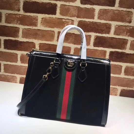 Gucci Ophidia medium top handle bag 524537 black