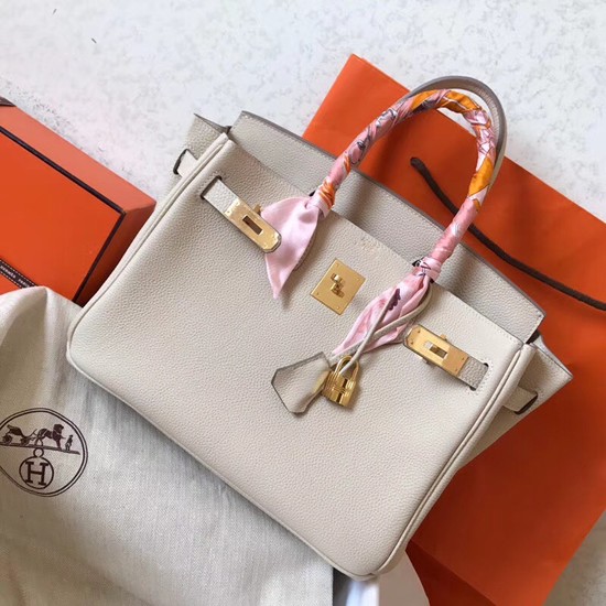 Hermes Birkin Tote Bag Original Togo Leather BK35 cream