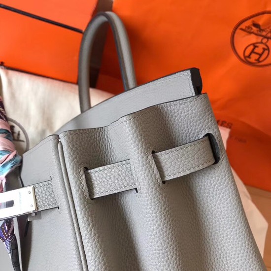 Hermes Birkin Tote Bag Original Togo Leather BK35 grey