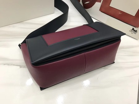 Celine frame Bag Original Calf Leather 5756 Wine.black