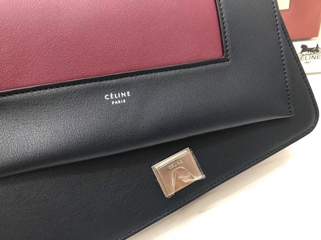 Celine frame Bag Original Calf Leather 5756 Wine.black