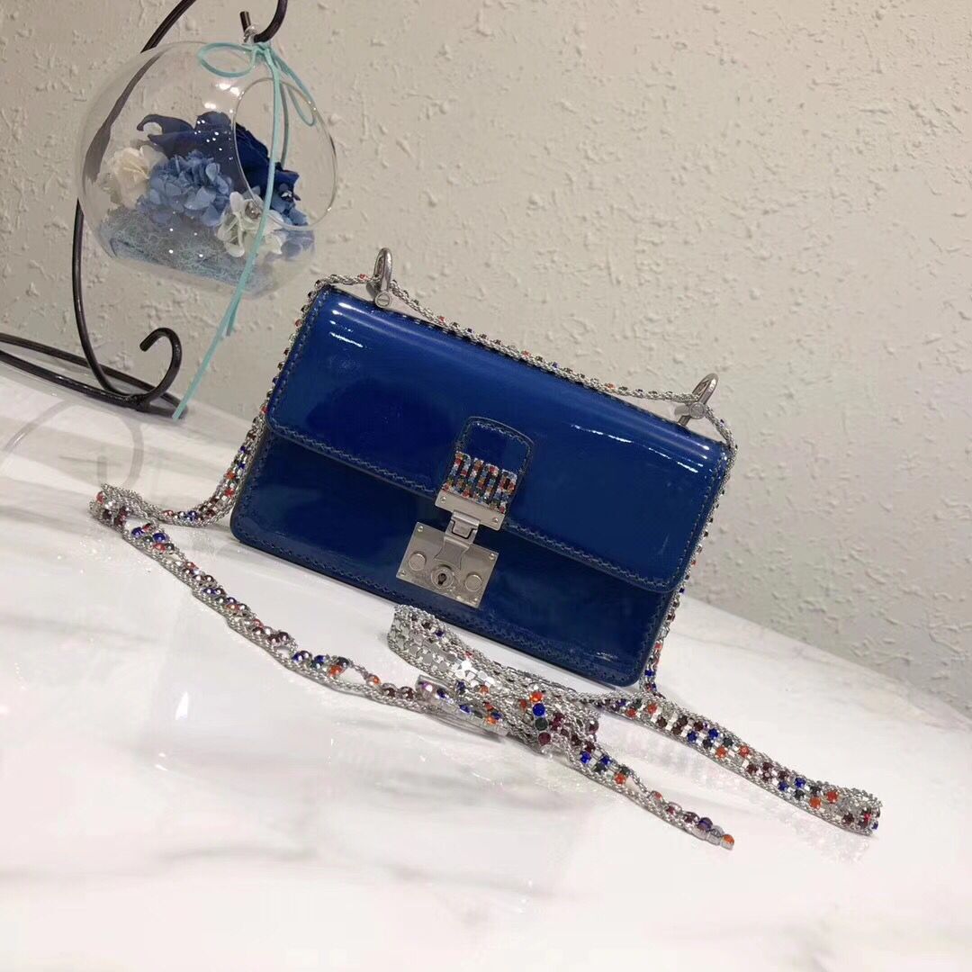 Dior calfskin Mini Lady bag M0597