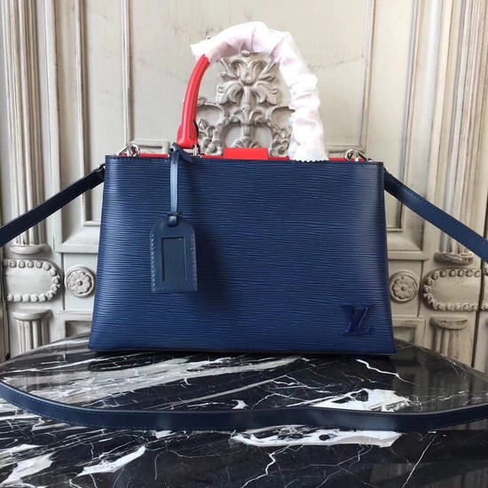 Louis Vuitton KLEBER MM EPI INDIGO M51333 blue