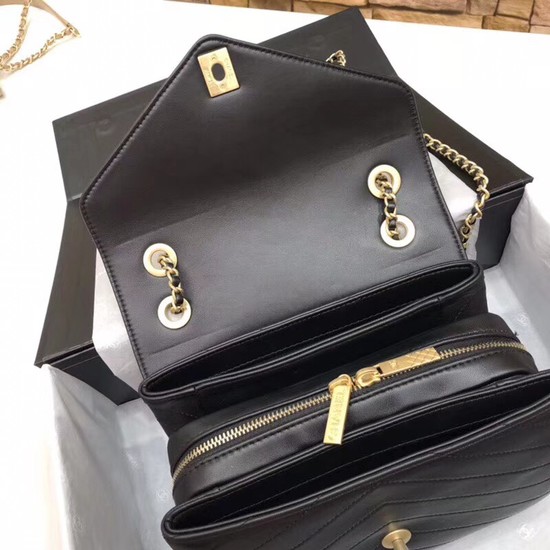 Chanel Flap Original Lambskin Leather Shoulder Bag 57431 black
