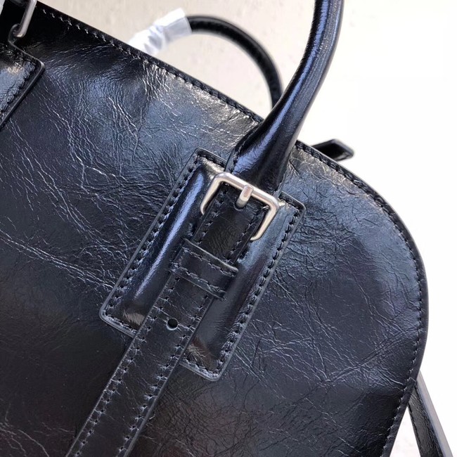 Yves Saint Laurent Monogramme Calf leather Tote Bag 6695 black