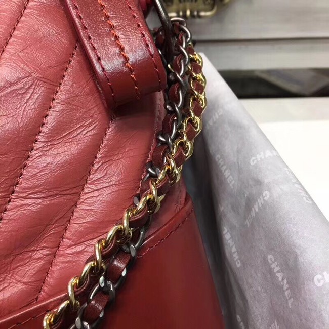 CHANEL GABRIELLE Original leather Hobo Bag A93842 red