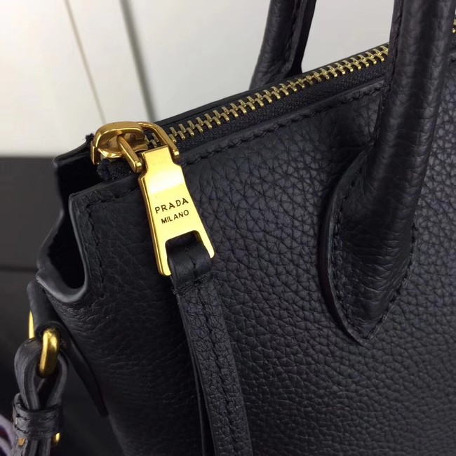 Prada calf leather bag 1BA157 black