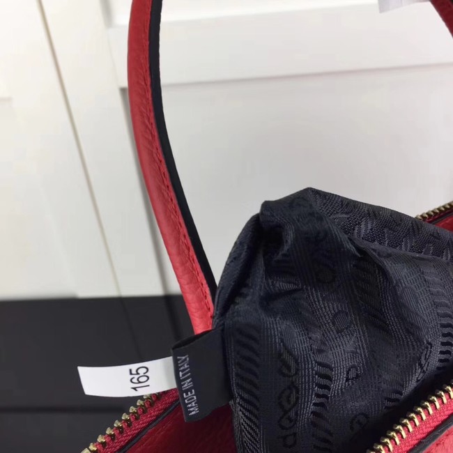 Prada calf leather bag 1BA157 red