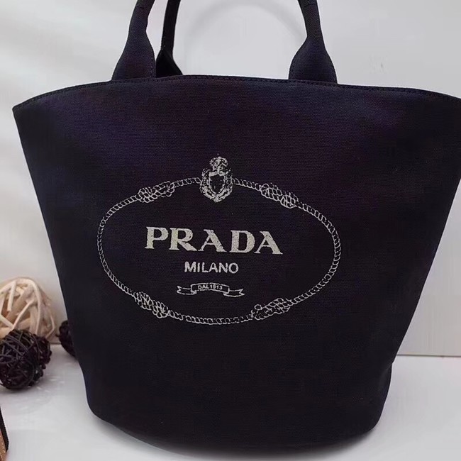 Prada fabric handbag 1BG163 black