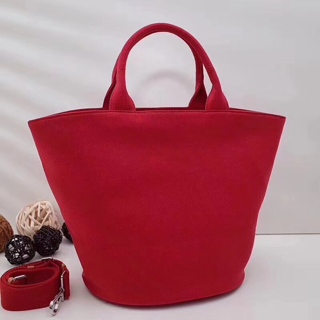 Prada fabric handbag 1BG163 red