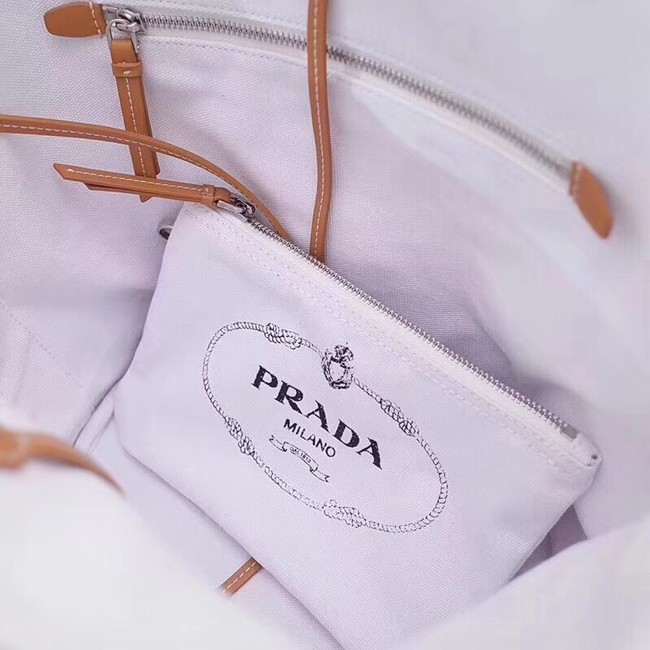 Prada fabric handbag 1BG163 white