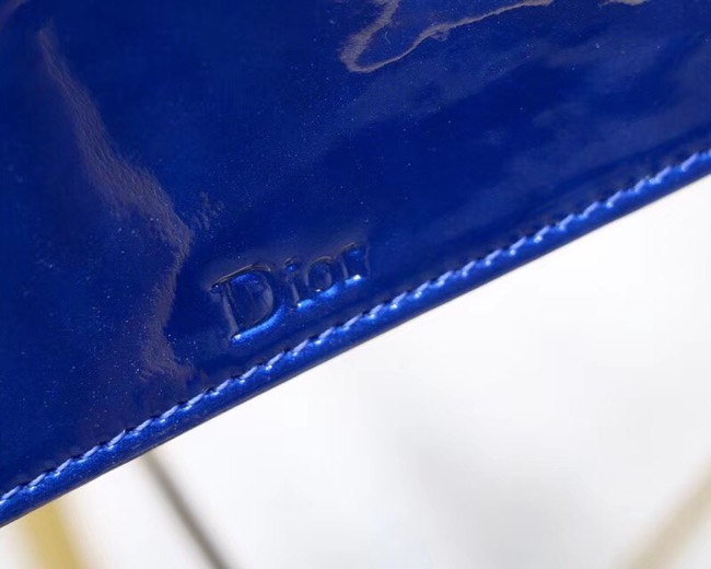 Dior Small Diorama flap bag calfskin M0421 blue
