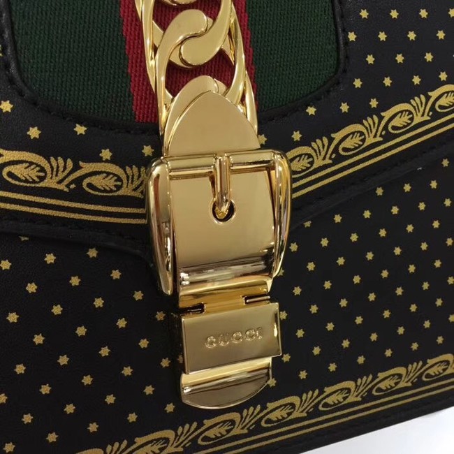 Gucci Sylvie small shoulder bag 421882 black