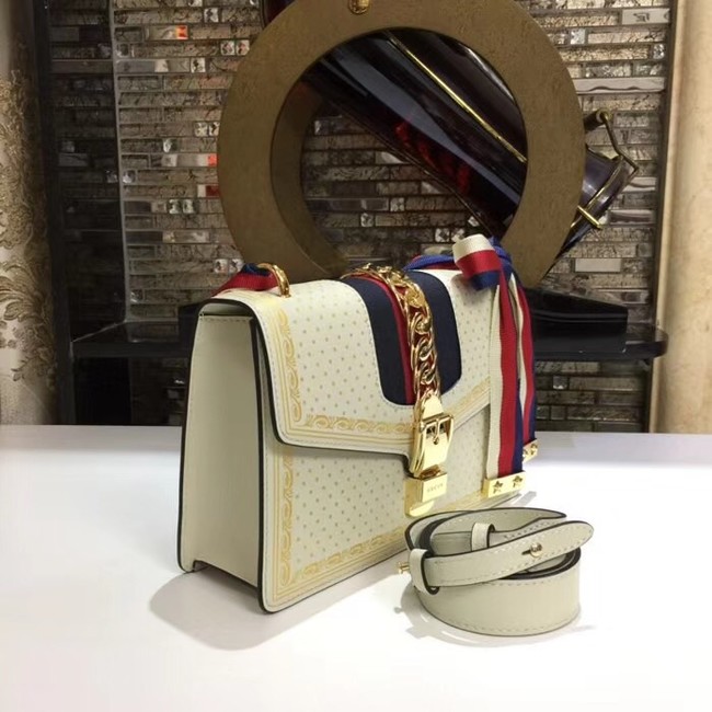 Gucci Sylvie small shoulder bag 421882 white