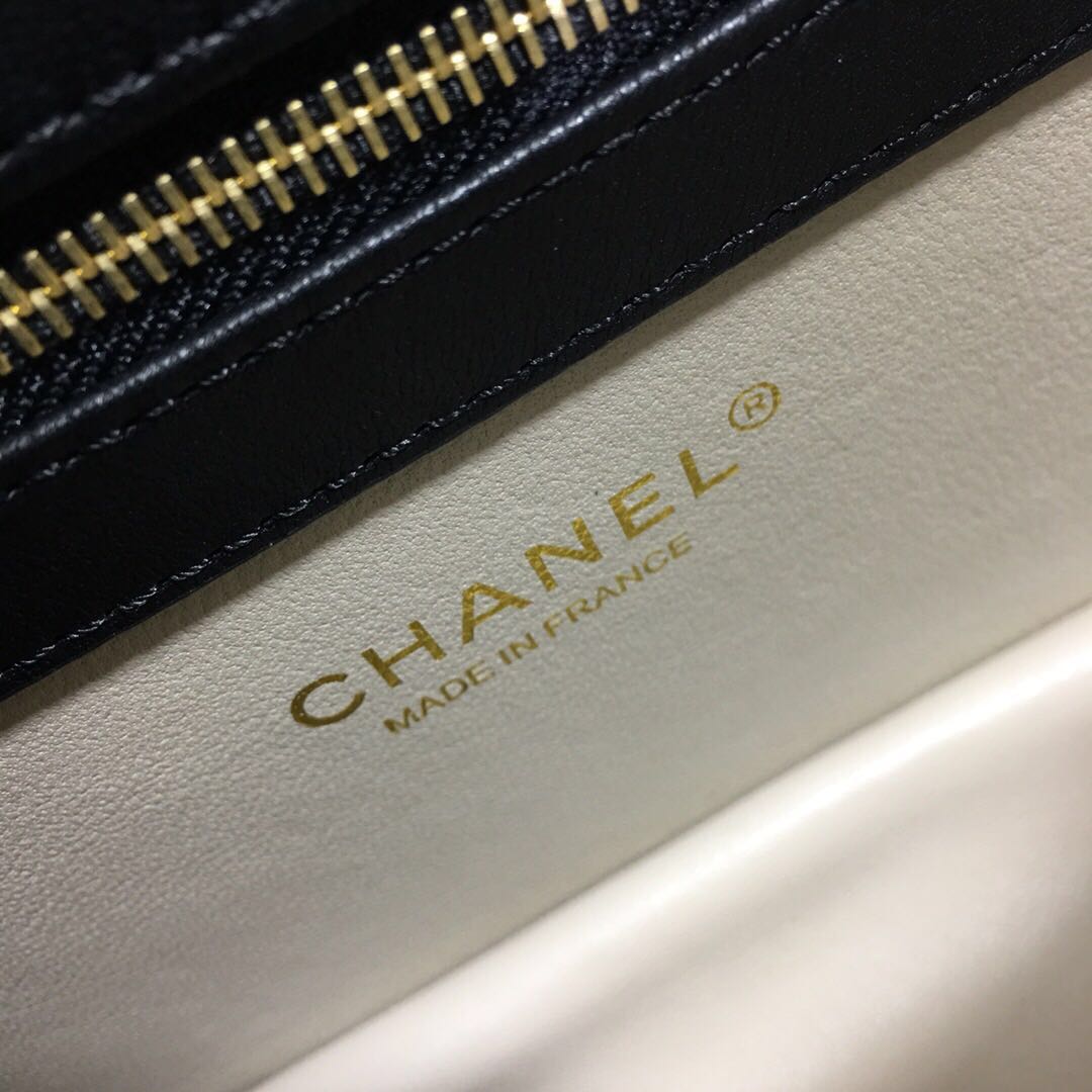 Chanel Flap Original Cowhide Shoulder Bag 56987 black