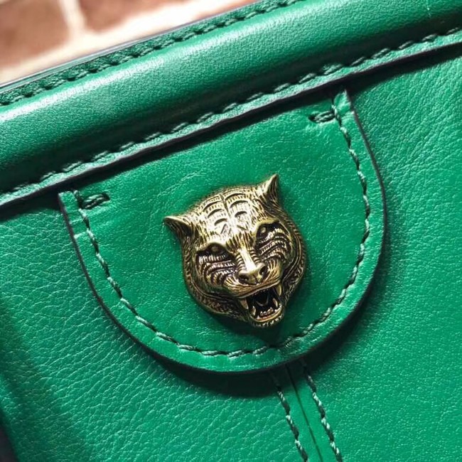 Gucci RE medium top handle bag Style 516459 green