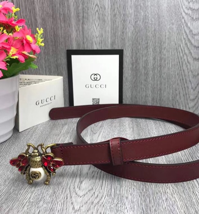 Gucci leather belt 476452 fuchsia