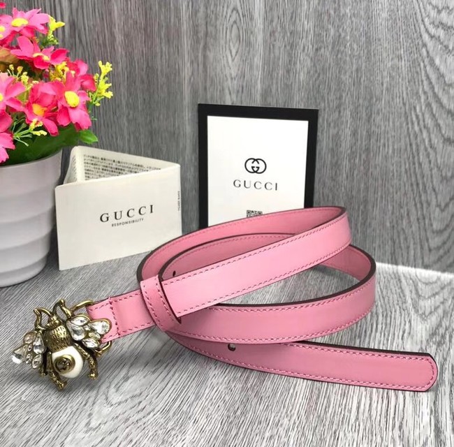 Gucci leather belt 476452 pink