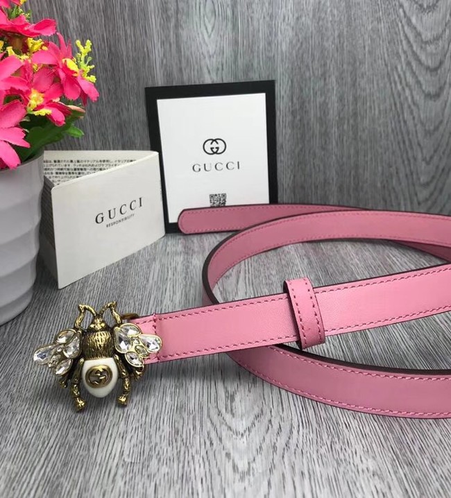 Gucci leather belt 476452 pink