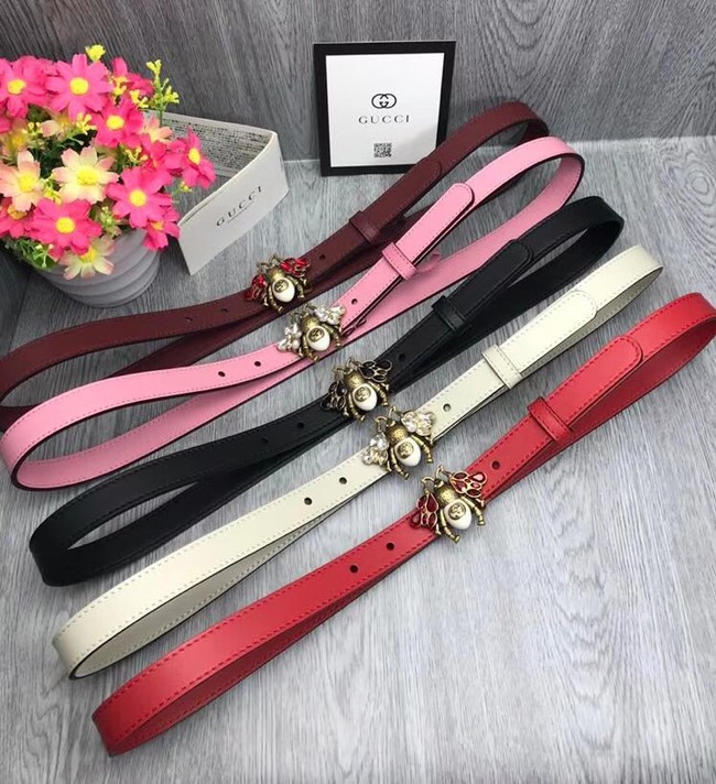 Gucci leather belt 476452 pink