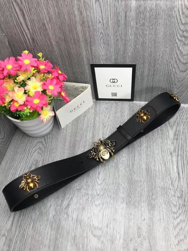 Gucci leather belt 476462 black