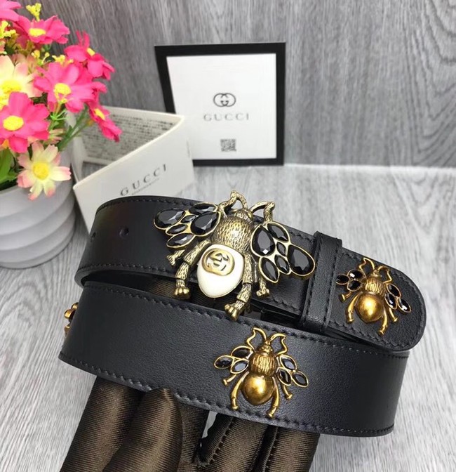 Gucci leather belt 476462 black