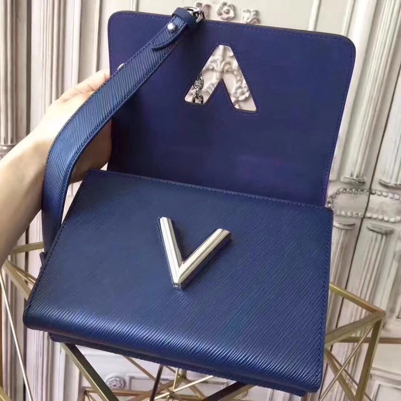 Louis Vuitton TWIST EPI Leather Bag 50271  Blue