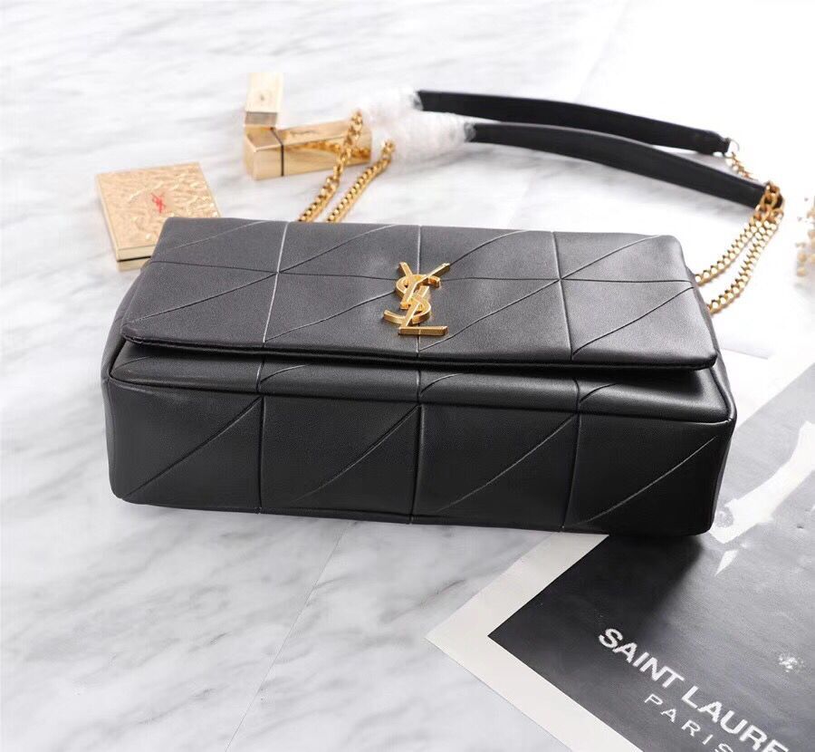 SAINT LAURENT Jamie monogram leather shoulder bag 2833 black