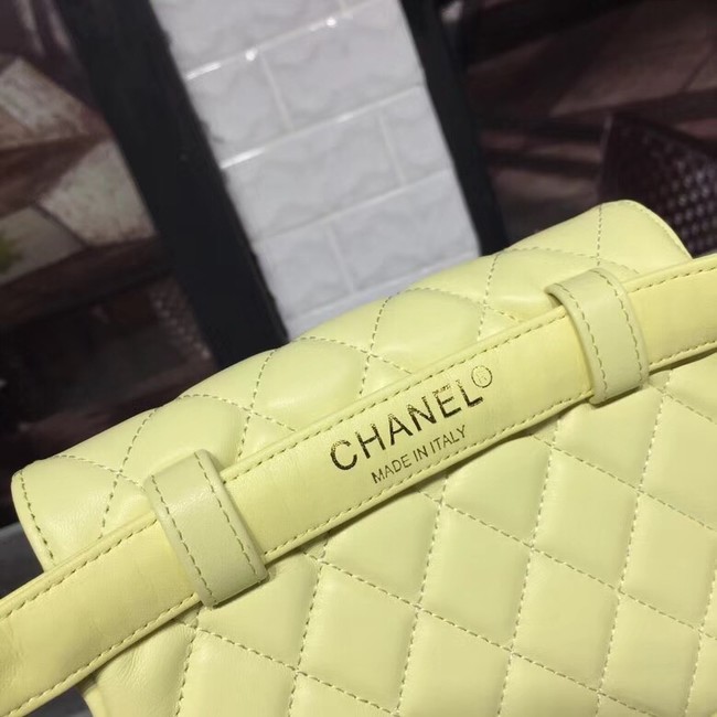 Chanel Original waist pack Sheepskin 4771 lemon