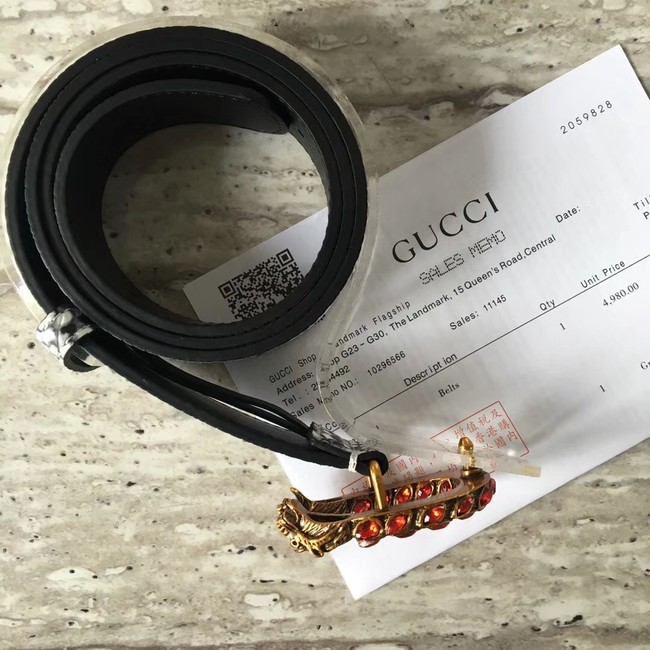 Gucci Snakeskin belt with Horsebit 488940