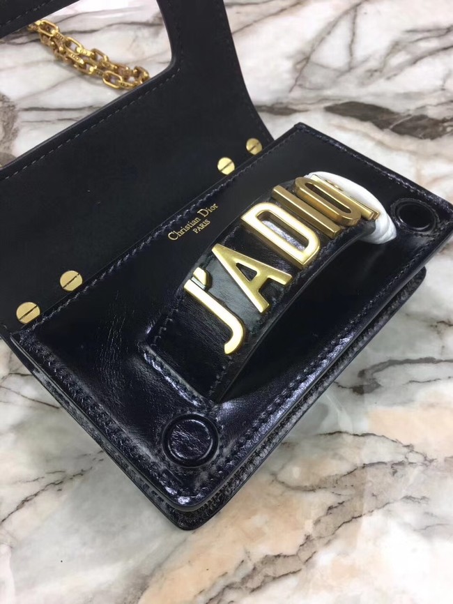 Mini Jadior flap bag calfskin M9002 black