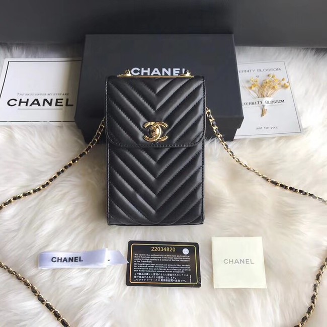 Chanel Flap Original Mobile phone bag 55698 black