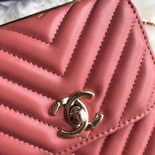 Chanel Flap Original Mobile phone bag 55698 pink