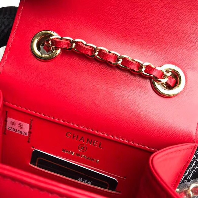 Chanel Flap Original Mobile phone bag 55698 red