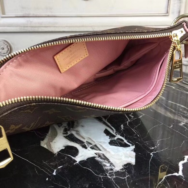 Louis vuitton lorette Original monogram canvas handbags M44053 pink