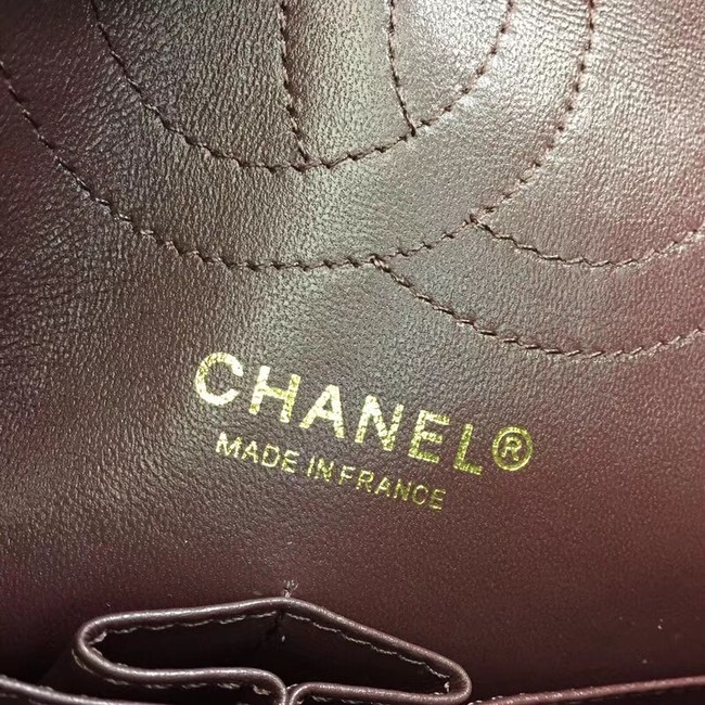 Chanel 2.55 Handbag Aged Calfskin Charms & Gold-Tone Metal A37586 Black