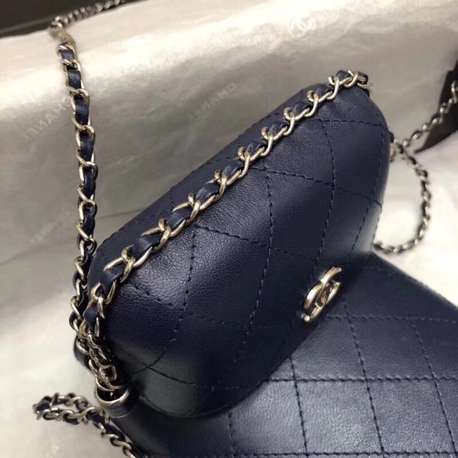 Chanel Flap Original Mobile phone bag 55699 dark blue