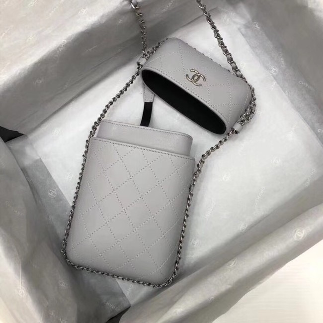 Chanel Flap Original Mobile phone bag 55699 grey